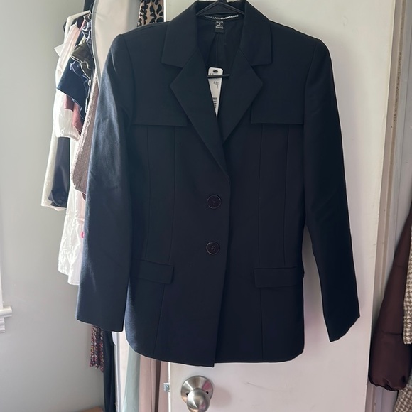 linda allard Jackets & Blazers - NWT Linda Allard Ellen Tracy petite black blazer
